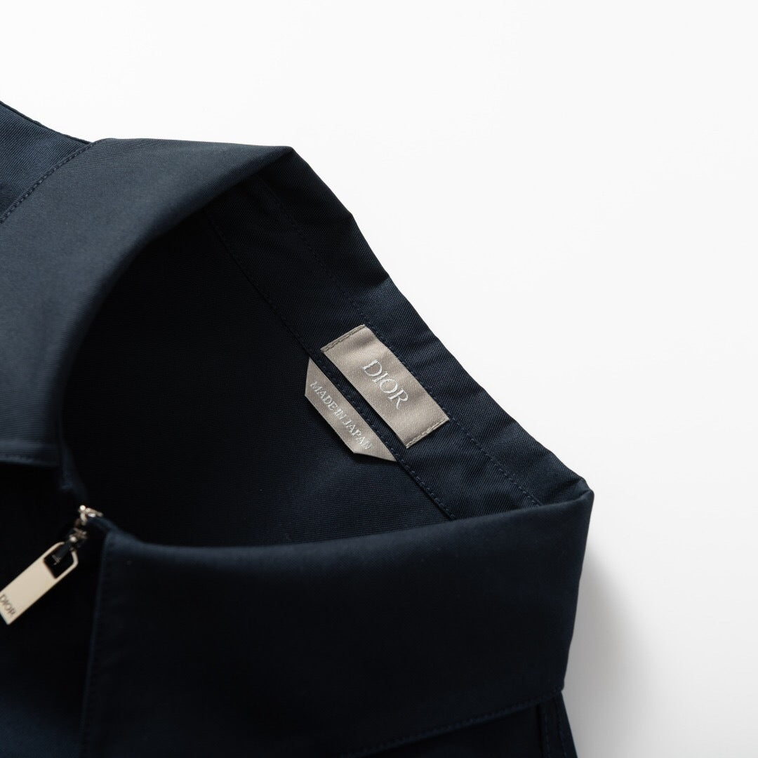Dior Icon Embroidery Jacket - (Navy Blue)