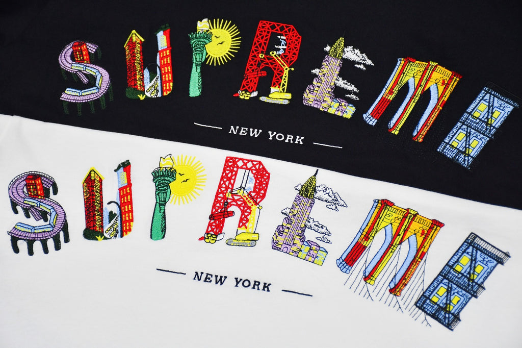 Supreme 19SS City Arc Tee مبنى المدينة