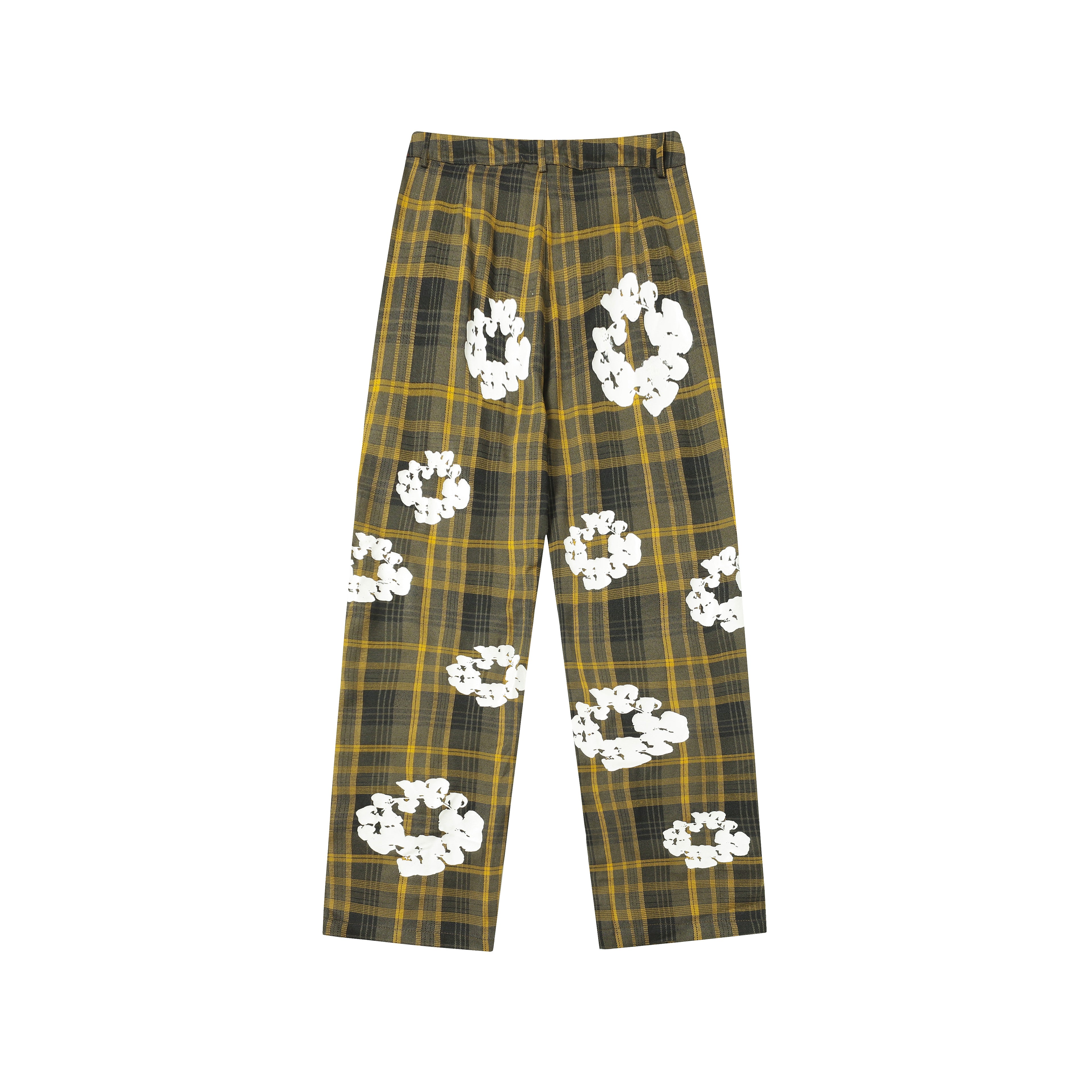 Denim Tears Cotton Wreath Plaid Sweatpants