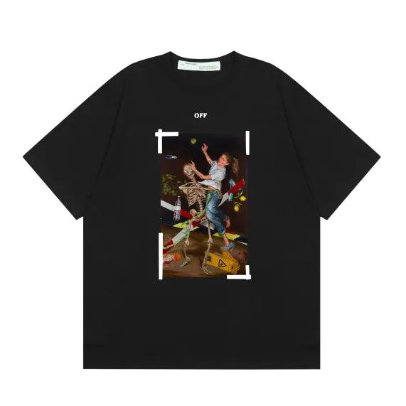 Pascal T-shirt in black and white