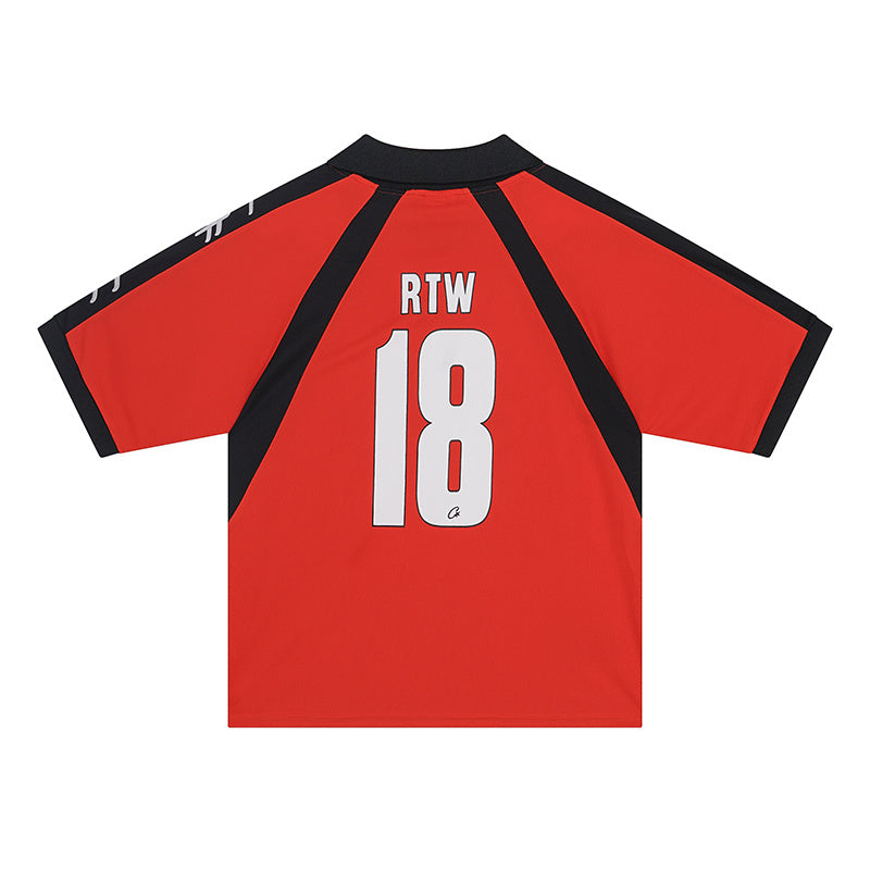 Corteiz “Island” Jersey (Red/Black)