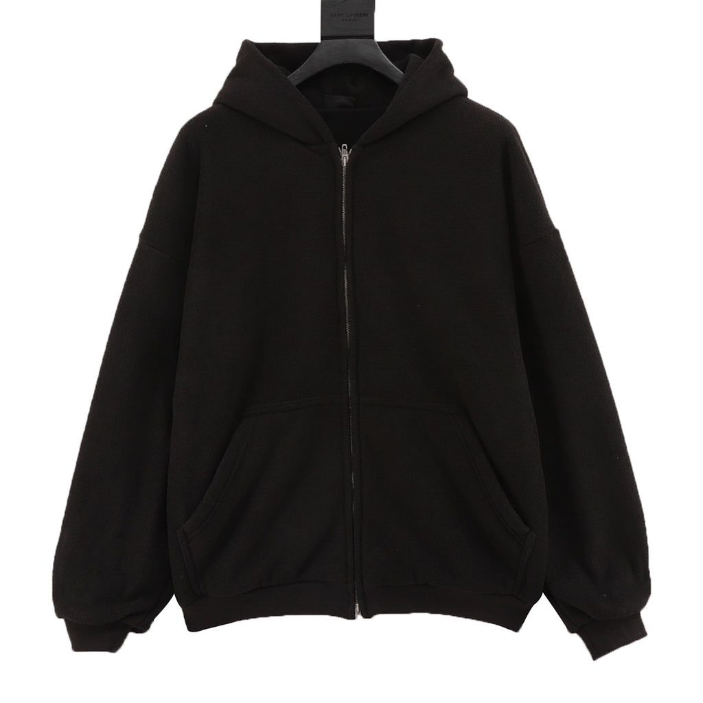 Balenciaga-Street View Teddy Hooded Jacket
