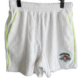 Casablanca Quilted Monogram Short – White