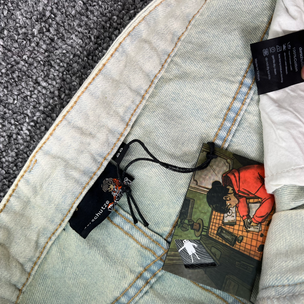 derschutze koi fish denim