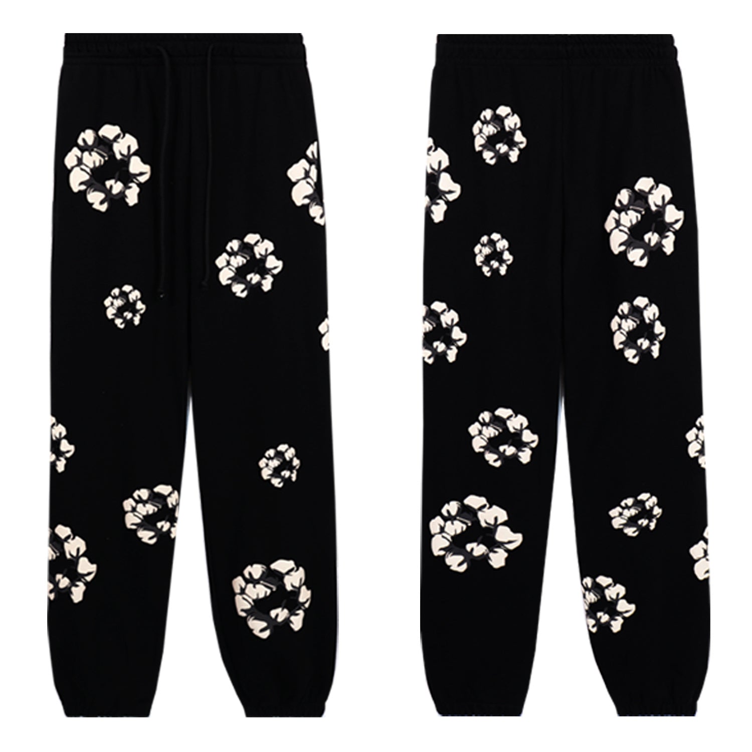 Denim Tears Cotton Wreath Sweatpants (black)