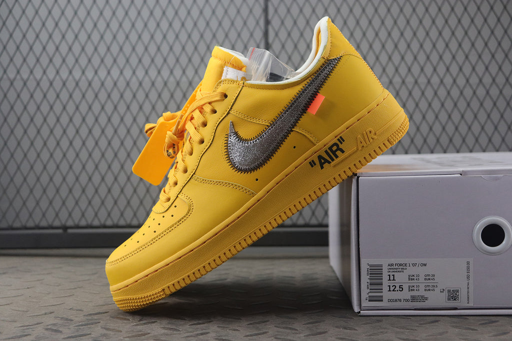 حذاء Air Force 1 Low "Off-White - "University Gold"