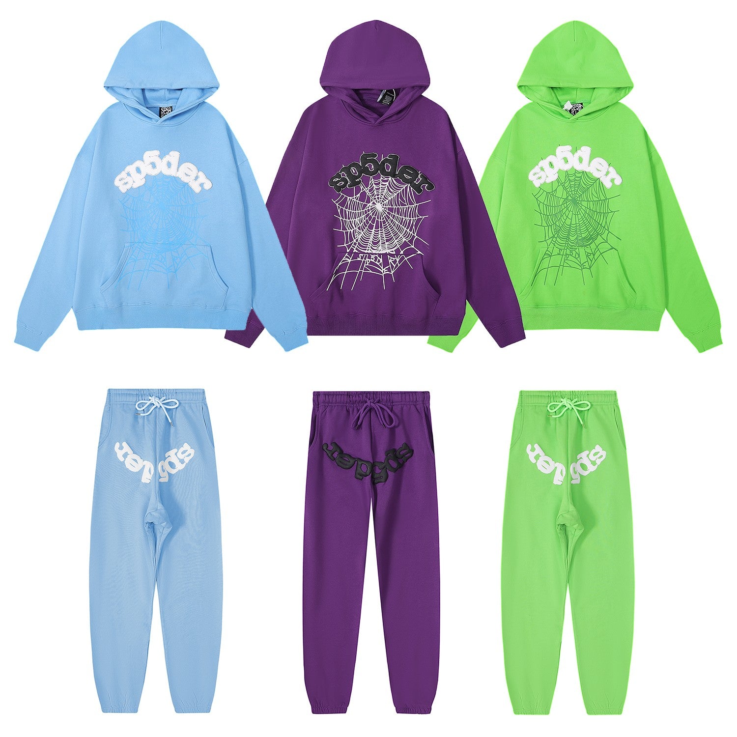 Sp5der 55 hot diamond hoodie