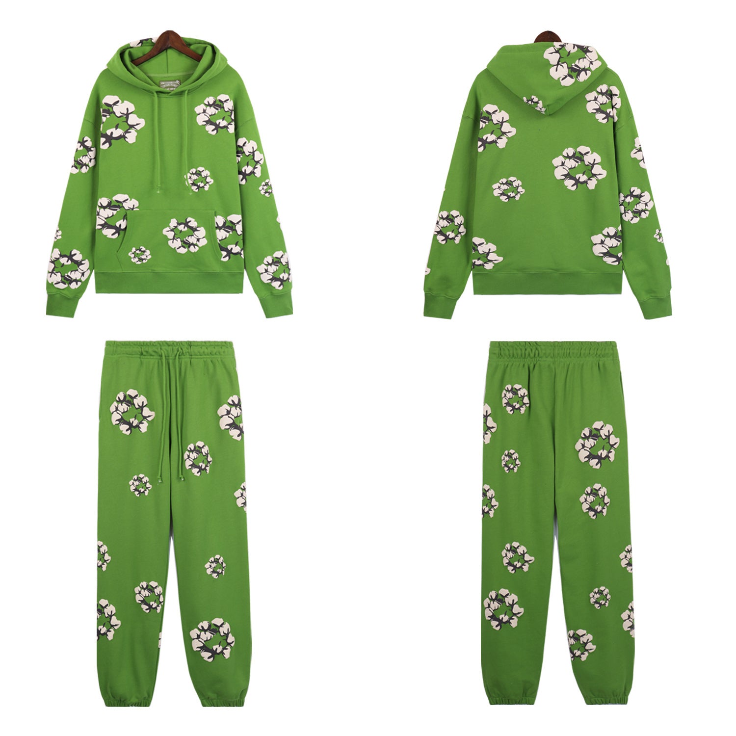 Denim Tears Cotton Wreath hoodie Tracksuit