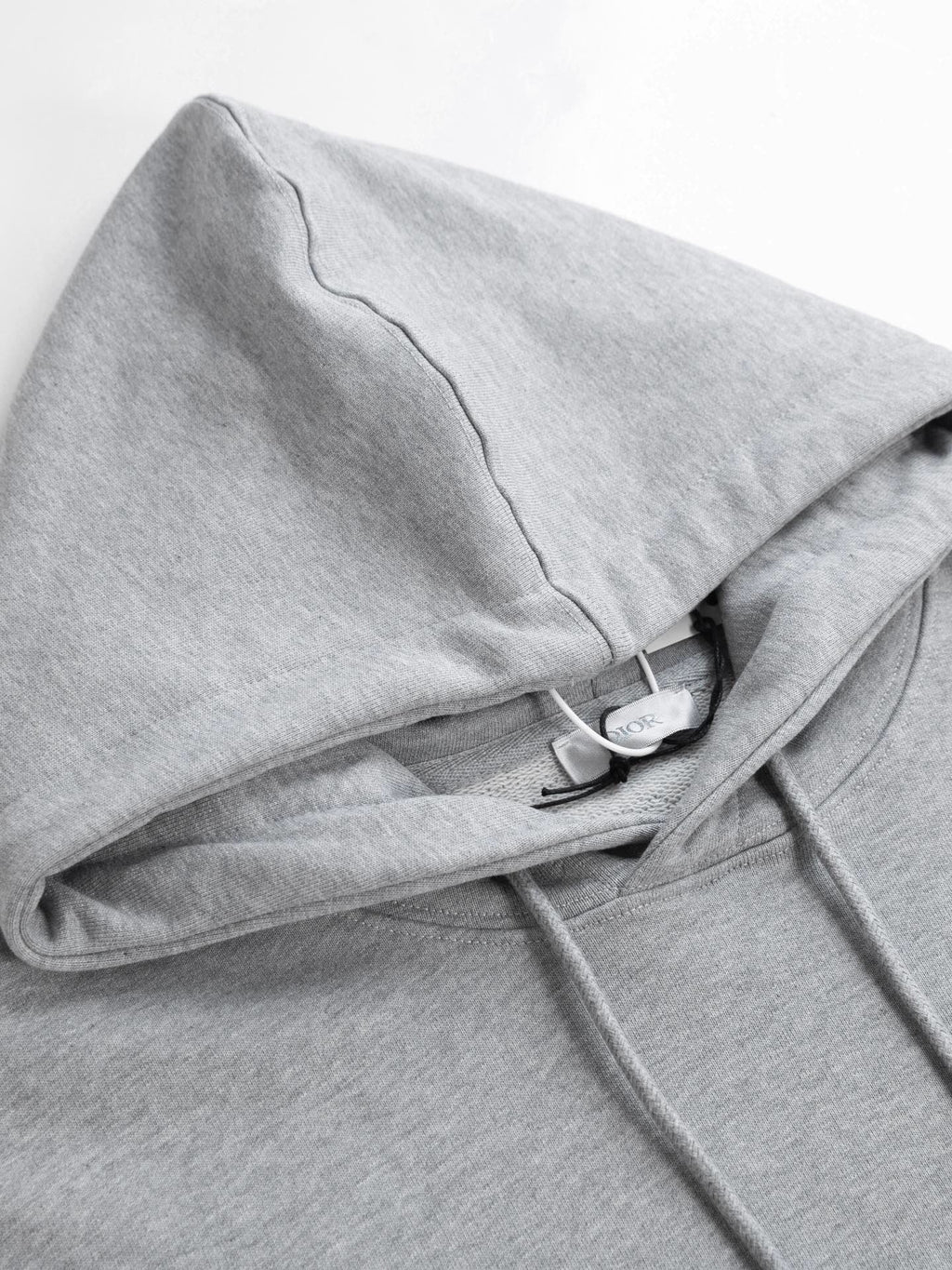 Christian Dior Icon Embroidery Hoodie Gray