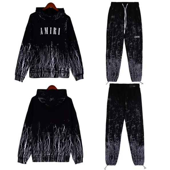 مجموعة AMIRI Cracked Hoodies