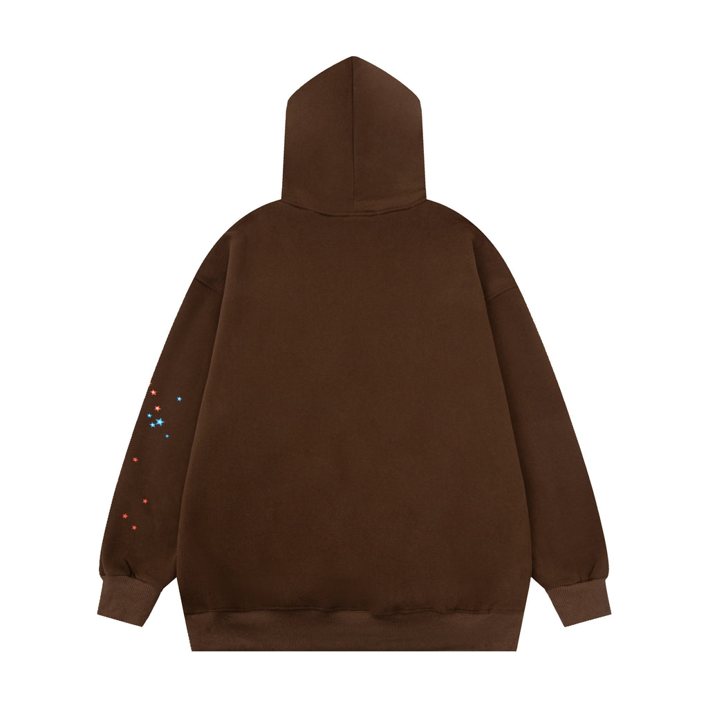 SP5DER 555 Hoodie "Brown"