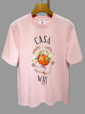 Casablanca “Casa Way” Graphic T-Shirt – Pink
