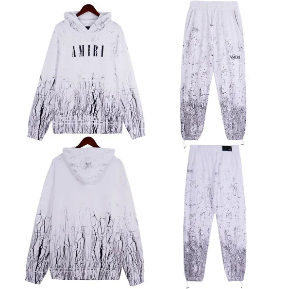 مجموعة AMIRI Cracked Hoodies