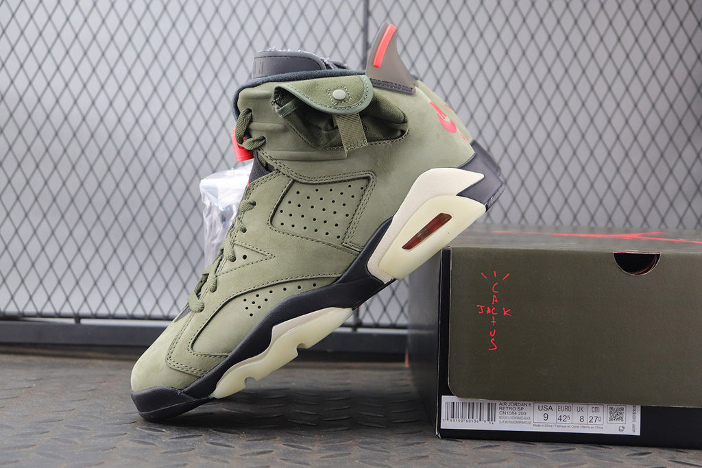 ترافيس سكوت x AJ6 "زيتوني متوسط"