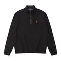 Polo Ralph Lauren Quarter-Zip Sweatshirt – Black/Red