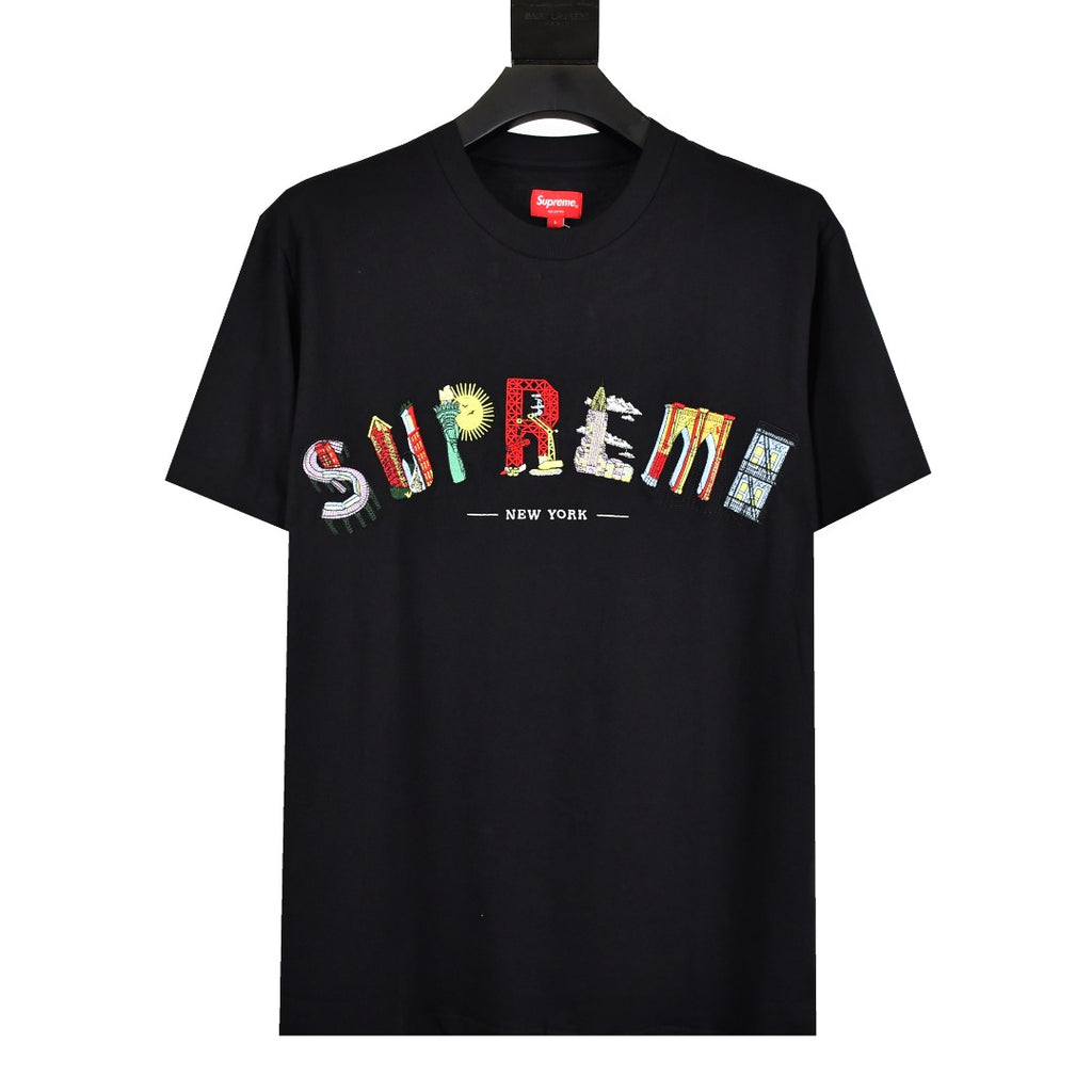 Supreme 19SS City Arc Tee مبنى المدينة