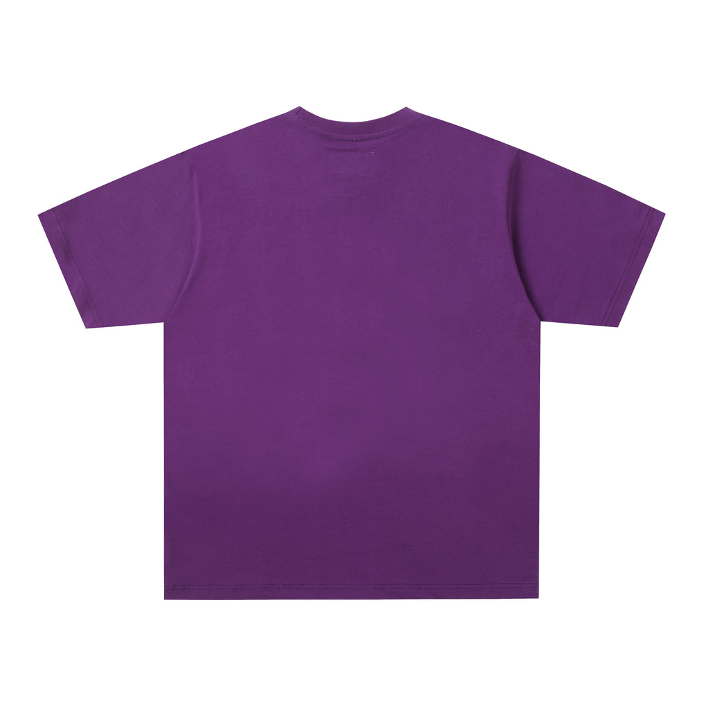Sp5der Web Graphic T-Shirt (Purple / White )