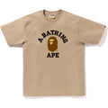 BAPE College Tee Beige