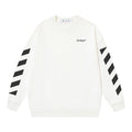 Off-White Diagonal Stripe Crewneck