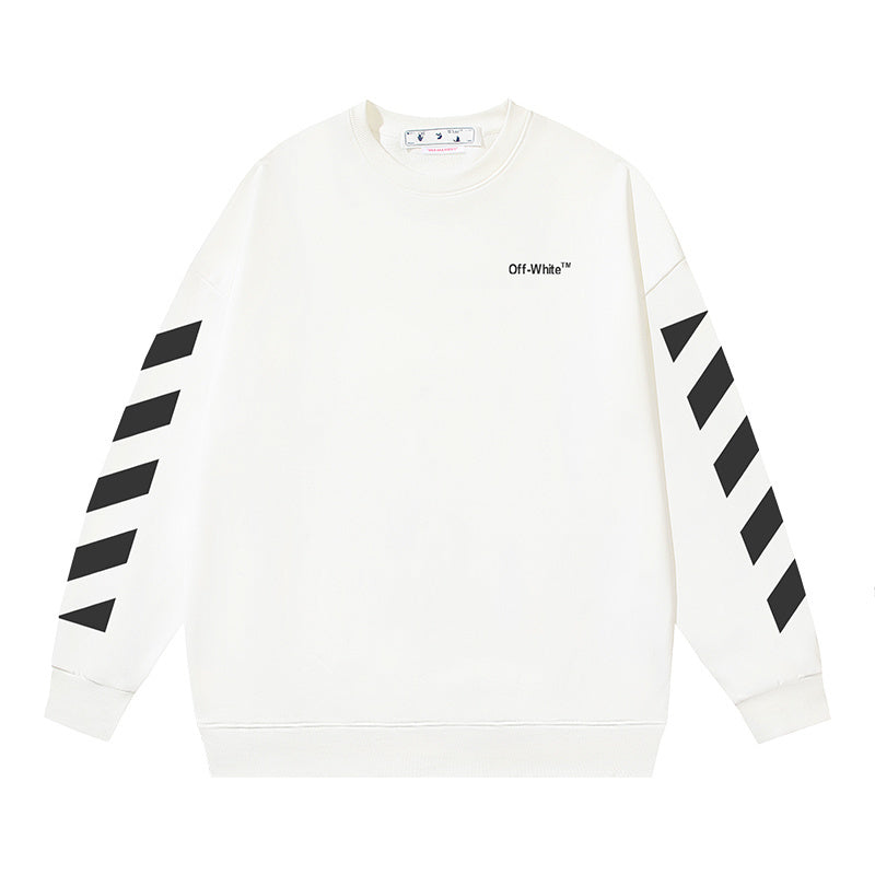 Off-White Diagonal Stripe Crewneck