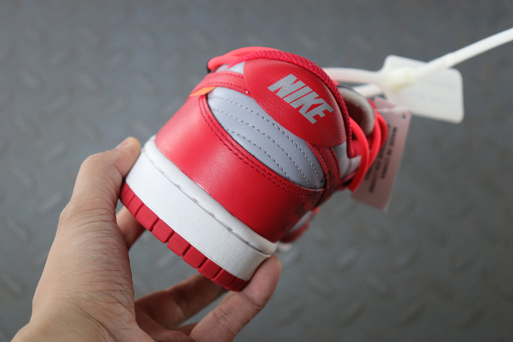 حذاء Nike Dunk Low Off-White University Red