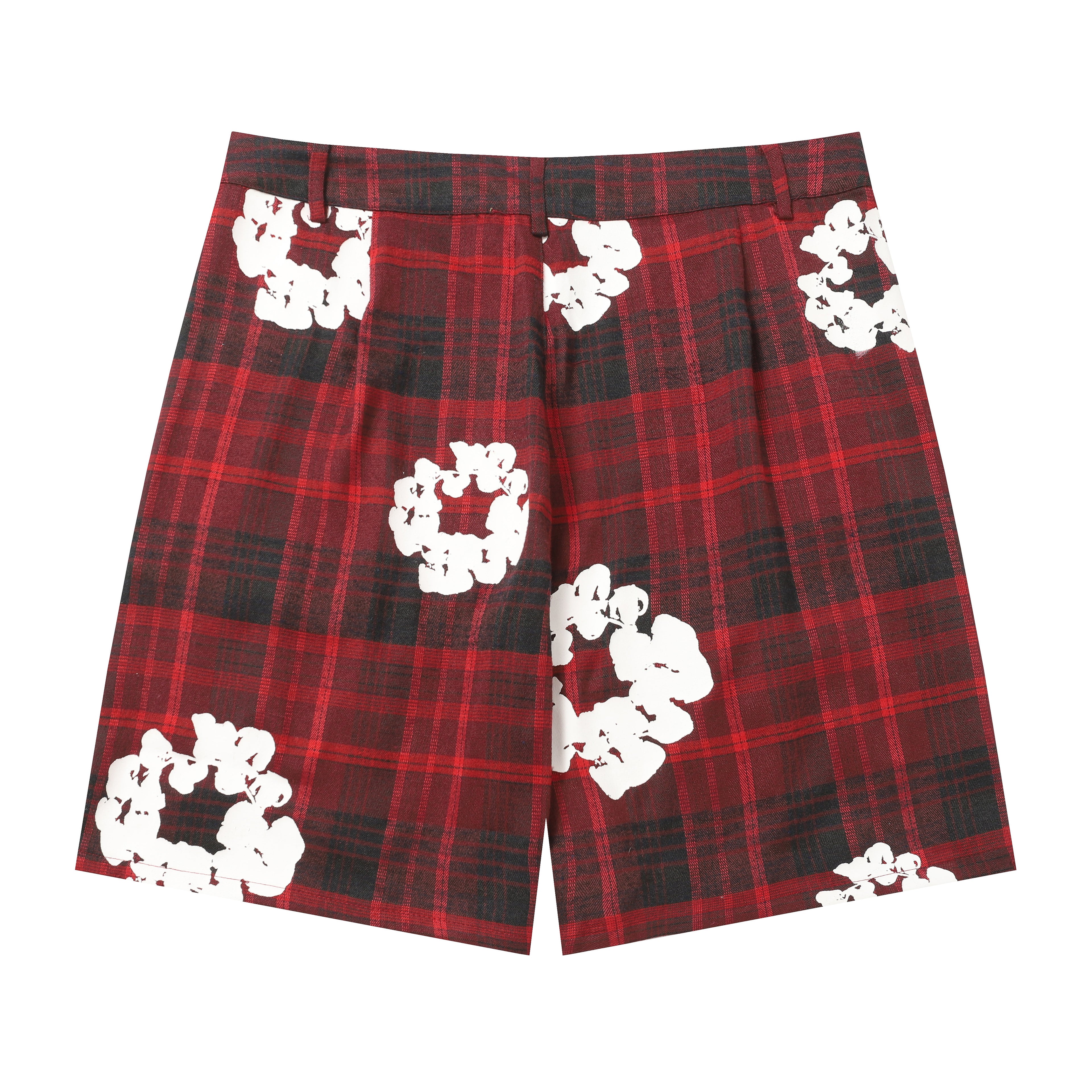 Denim Tears Cotton Wreath Plaid Shorts