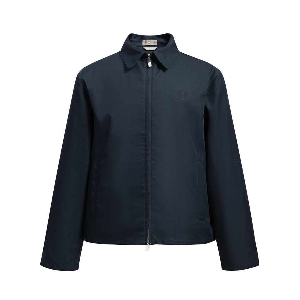 Dior Icon Embroidery Jacket - (Navy Blue)