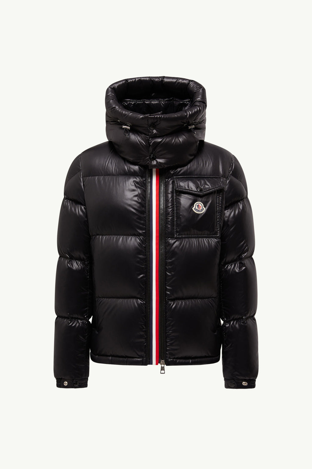 Montbeliard Hooded Short Down Jacket Men Black